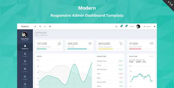 Modern - Responsive Admin Dashboard Template