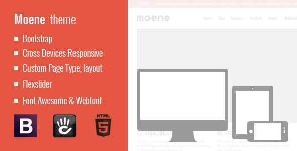 Moene - Themeforest Responsive Concrete5 Theme
