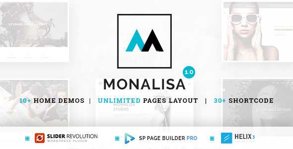 Monalisa - Responsive Multi-Purpose Joomla Theme