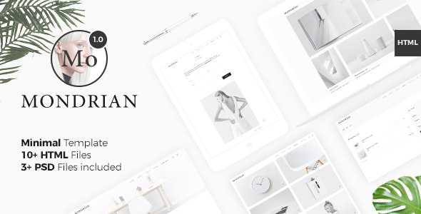 Mondrian VI v1.0.1 - Minimal Template