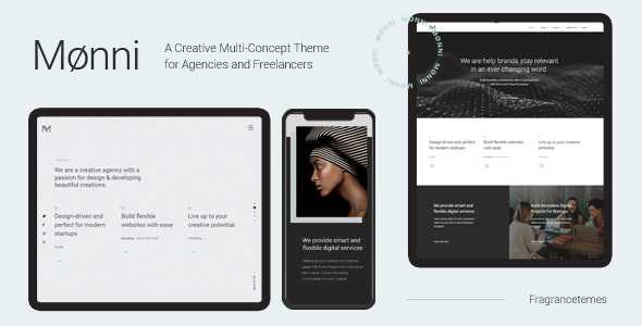 Monni v1.0 - A Creative Multi-Concept Theme for Agencies and Freelancers
