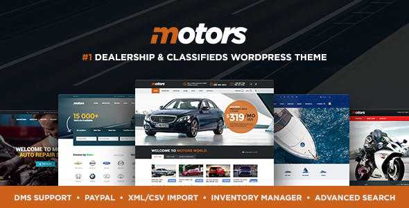 Motors v4.4.5 - Automotive, Cars, Vehicle, Boat Dealership