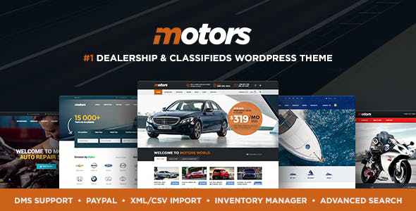 Motors v4.7.2 - Automotive, Cars, Vehicle, Boat Dealership