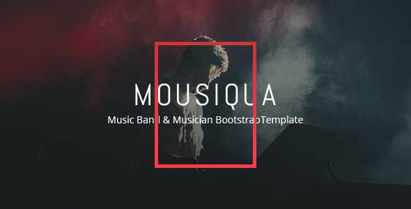 Mousiqua - Music Band and Musician Template