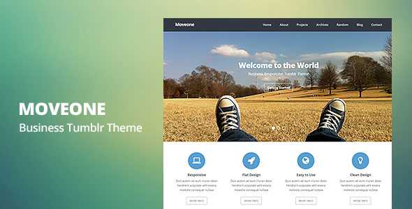 Moveone - Business Responsive Tumblr Theme