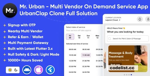 Mr. Urban v1.0 - Multi Vendor On Demand Home Service App