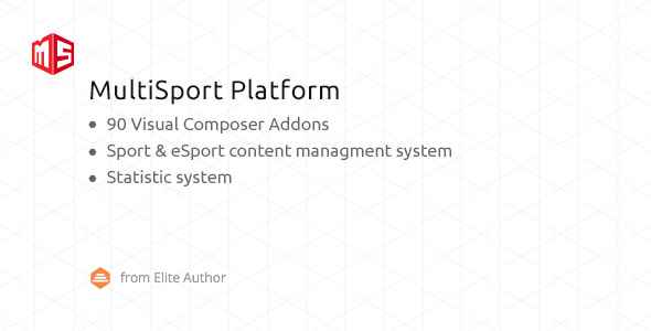 MSP v4.0.0 - MultiSport & eSport WordPress plugin