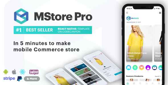 MStore Pro v3.6.2 - Complete React Native template for e-commerce
