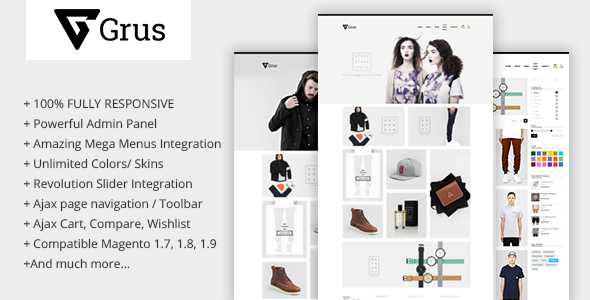 MT Gurs v1.2.2 - Minimalism Responsive Magento Theme