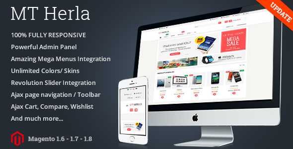 MT Herla - Themeforest Responsive Hitech Magento Theme