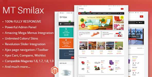 MT Smilax v1.1.0 - modern responsive magento theme