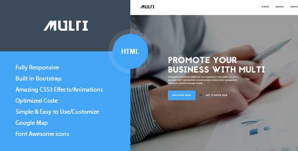 Multi - Friendly Multi-Purpose HTML Template
