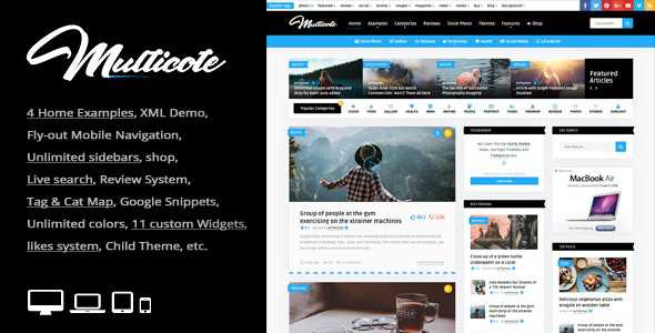 Multicote v2.1 - Magazine and WooCommerce WordPress Theme
