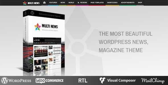 Multinews - Multi-purpose Wordpress News Magazine