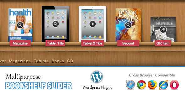 Multipurpose Bookshelf Slider v2.14
