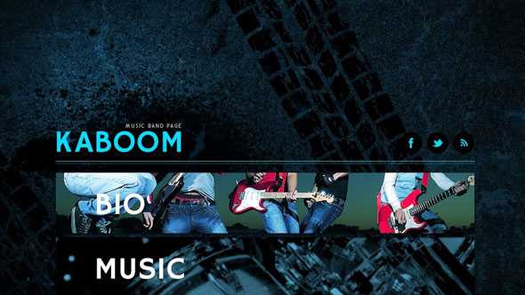 Music Band - Templatemonster Website Template