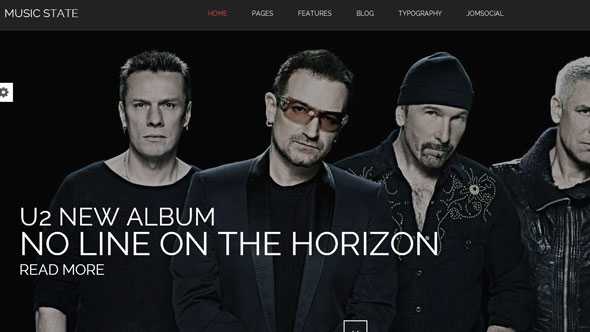 Music State - Gavickpro Joomla Template