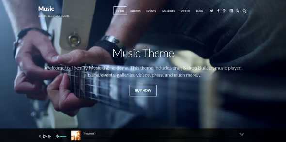 Music v1.3.5 - Themeify.me Wordpress Theme