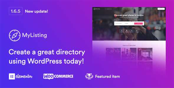 MyListing v1.6.5 - Directory & Listing WordPress Theme