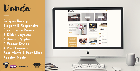 VANDA V1.3 - CREATIVE BLOG / MAGAZINE WORDPRESS THEME
