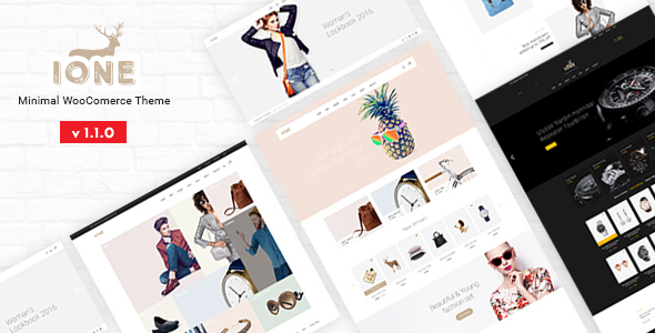 IONE V1.1.2 - MINIMAL RESPONSIVE WOOCOMMERCE THEME