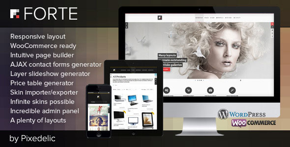 FORTE V2.9.0 - THEMEFOREST MULTIPURPOSE WP THEME