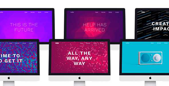 Nas – Minimalistic One-Page Template