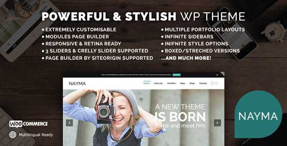 Nayma v2.3.6- Responsive Multi-Purpose WordPress Theme