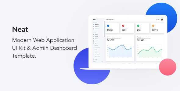 Neat v1.0 - Web Application Kit & Admin Dashboard Template