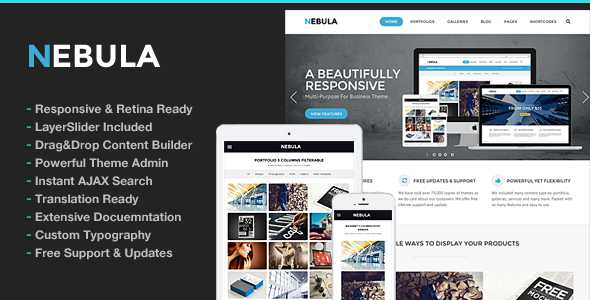 Nebula v1.5.5 - Responsive Multi-Purpose Theme