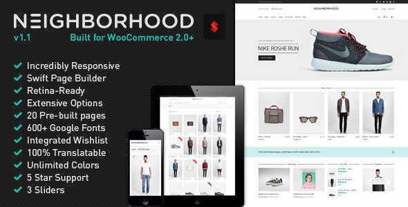 Neighborhood - Themeforest Responsive WP Shop Theme