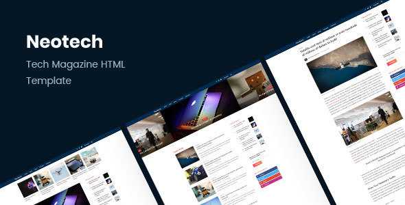 Neotech v1.1 - Tech Magazine HTML Template