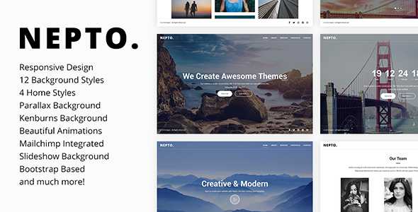 Nepto v1.1 - Responsive Coming Soon Template