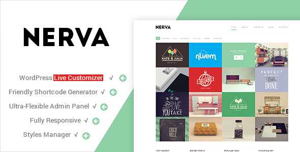 Nerva v1.2.1 - Premium Minimal WordPress Theme