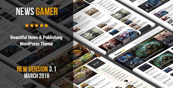 News Gamer v3.1 - Premium WordPress News / Publishing Theme