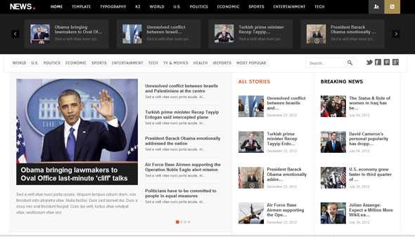 News - GavickPro Joomla Template