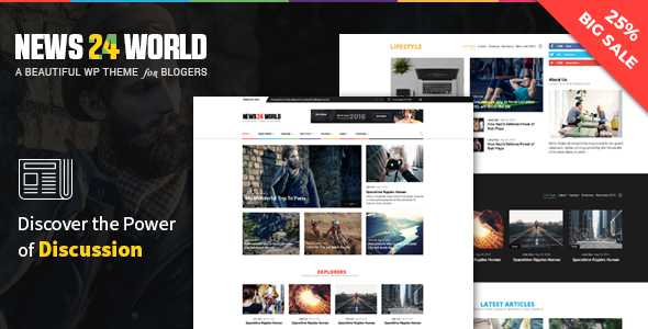 News24 - Responsive WordPress News / Magazine