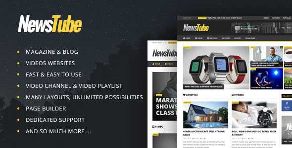 NewsTube v1.4.4 - Magazine Blog & Video