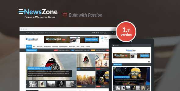 NewsZone - Themeforest Responsive & Retina WP Magazine