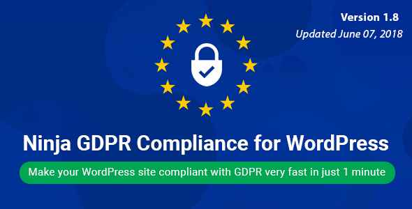 Ninja GDPR Compliance 2018 for WordPress v1.9.1