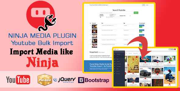 Ninja Media Bulk Youtube Importer Plugin