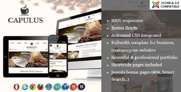 Noo Capulus - A Multi Purposes Coffee Style Theme