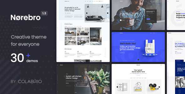 Norebro v1.3.9 - Creative Multipurpose WordPress Theme