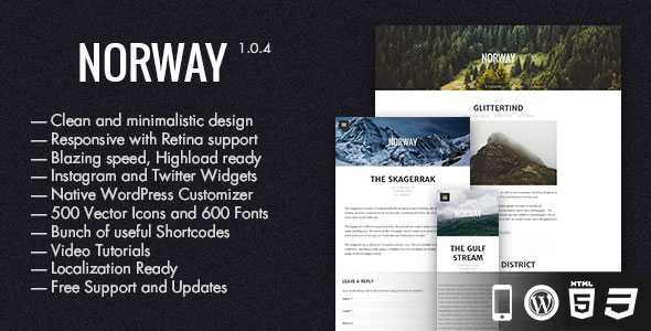 Norway - Responsive WordPress Theme