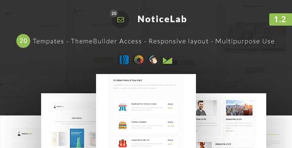 NoticeLab v1.2 - Email Notification Templates