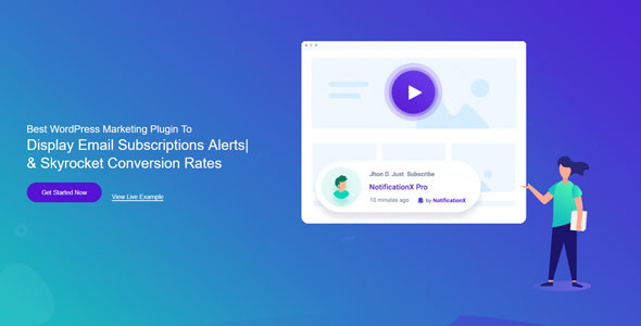 NotificationX v2.8.6 - Best WordPress Marketing Plugin