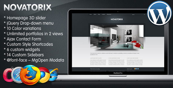 NOVATORIX 10 IN 1 - BUSINESS, PORTFOLIO AND BLOG THEMEFOREST WP