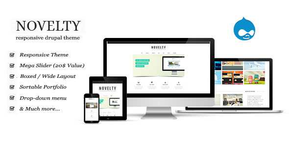 Novelty - Themeforest Drupal Theme