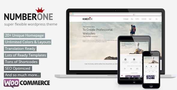 NumberOne v1.2.4 - Premium Multi-Purpose + Onepage Theme