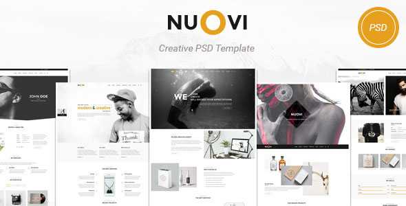 Nuovi - Creative Agency/Personal PSD Template